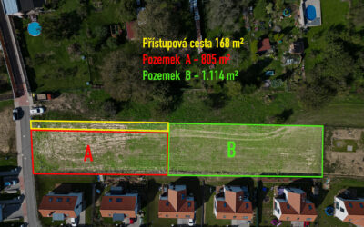 Nové stavební pozemky v Račicích